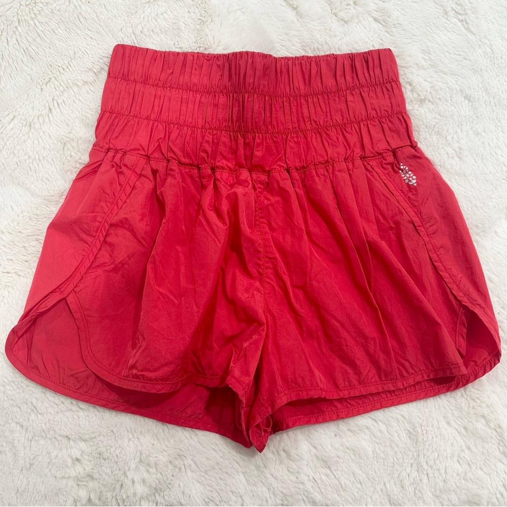 FP Movement The Way Home Running Shorts Sz M High Rise Training Athleisure